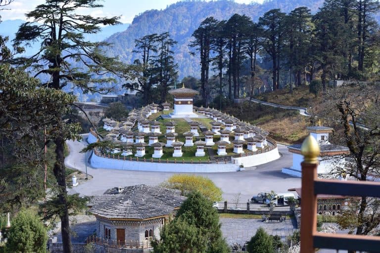 dochula pass view
