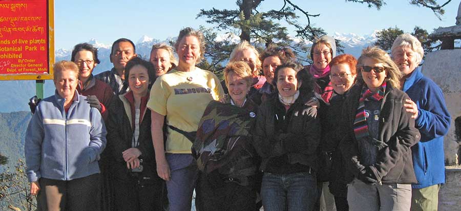 women's adventure tour of Bhutan
