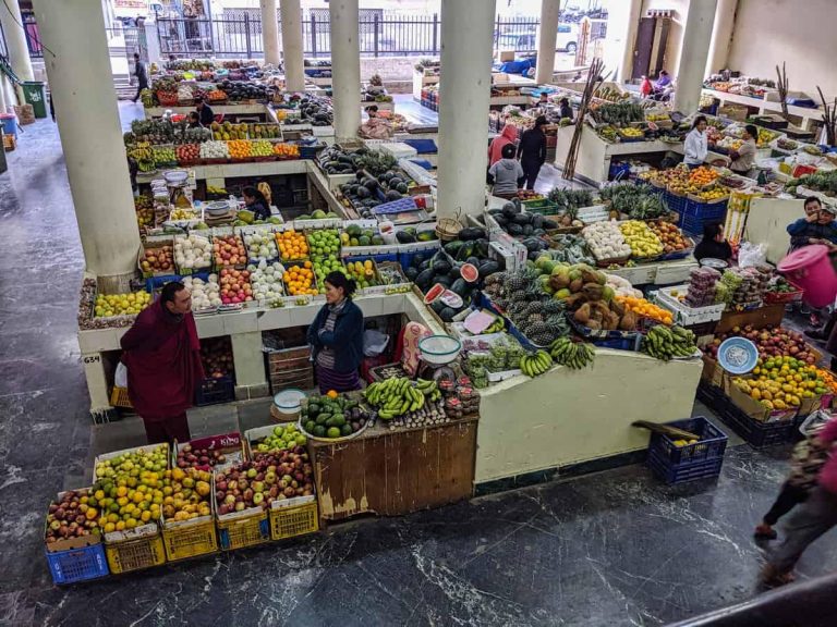 fruits farmers market thimphu