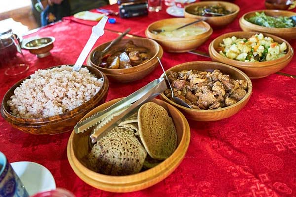 food in bhutan